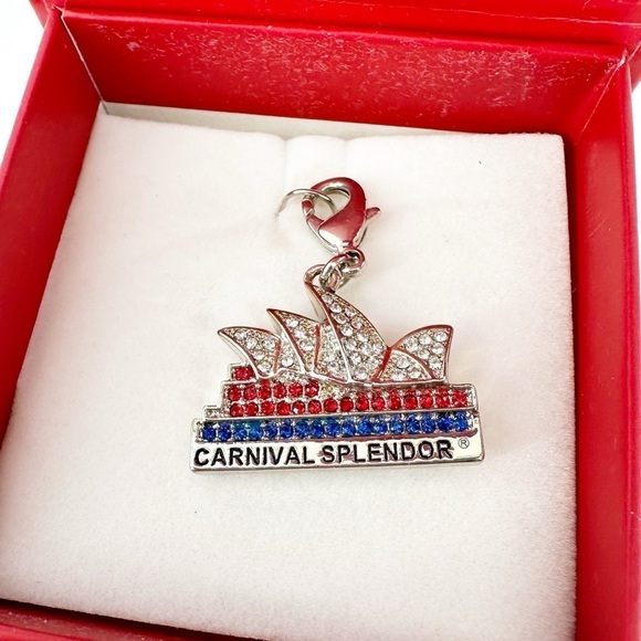 NWT Carnival  Splendor Silver Charm Necklace Charm Bracelet - Picture 1 of 5